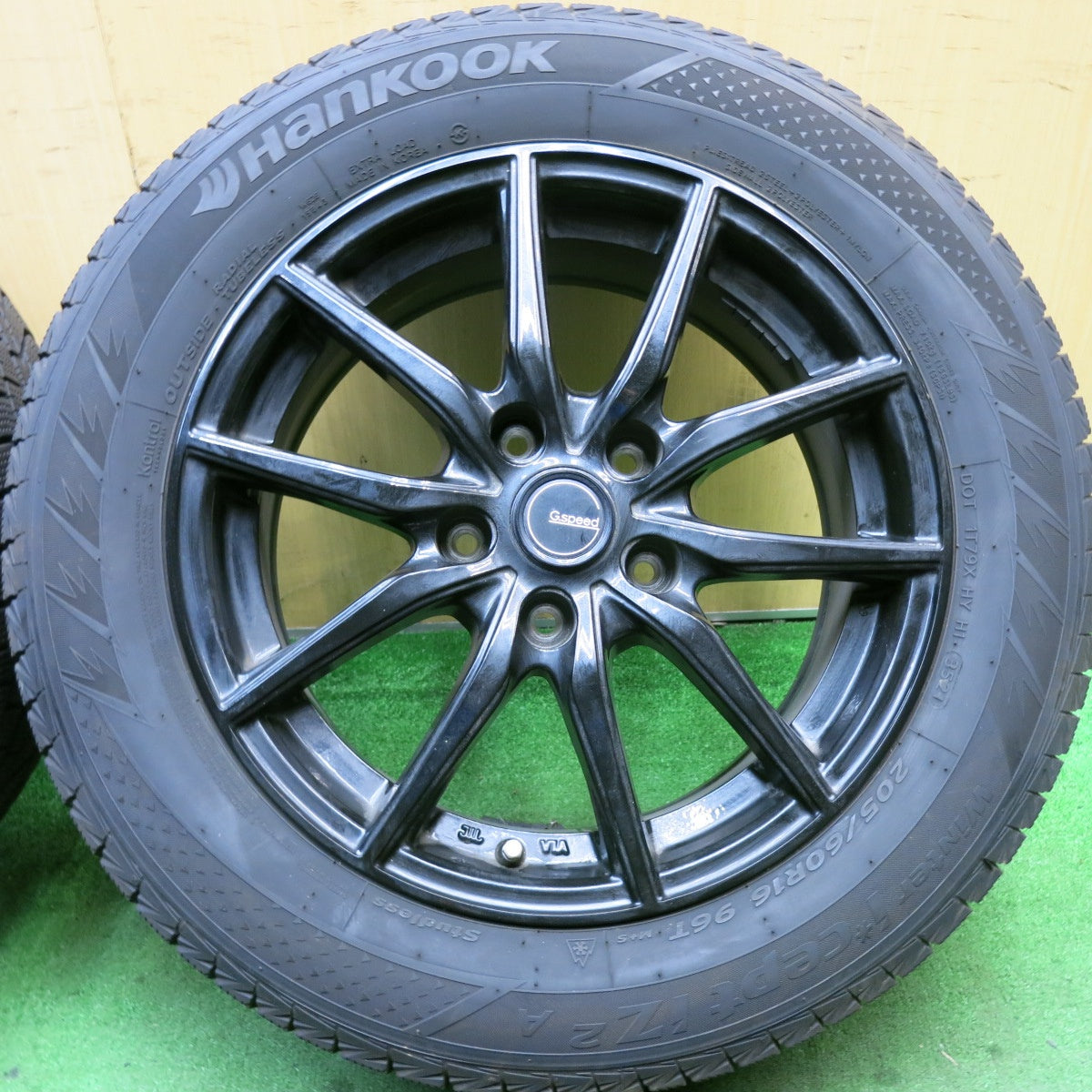 バリ溝！21年！9分★スタッドレス 205/60R16 ハンコック ウインター アイセプト IZ2A G.speed Gスピード 16インチ PCD114.3/5H★5052304AKス