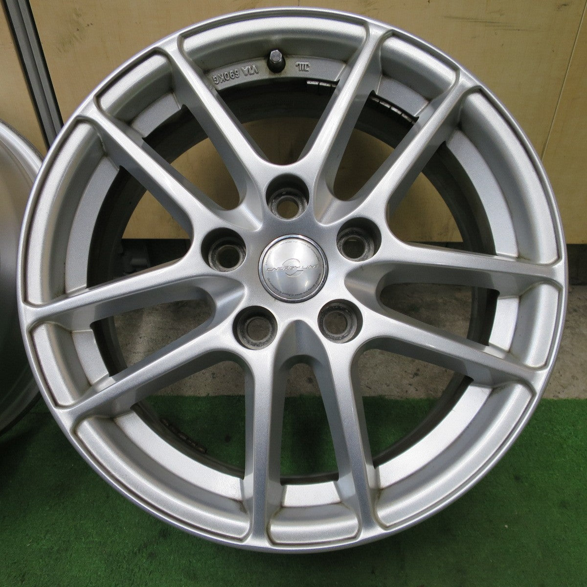 4本価格★ENERGY LINE エナジーライン 16インチ ホイール 16×6.5J PCD114.3/5H★6040102NGホ