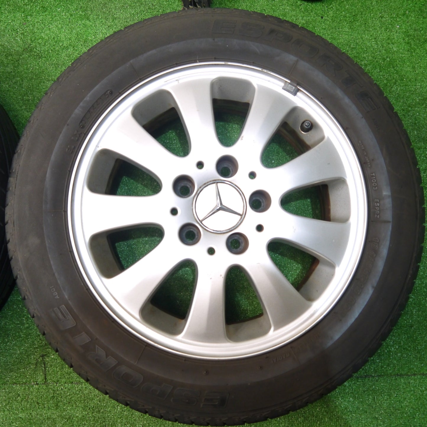 4本価格★ベンツ Aクラス W169 純正 185/65R15 195/60R15 ブリヂストン ネクストリー エスポルテ AB01 15インチ PCD112/5H★5060901KKノ