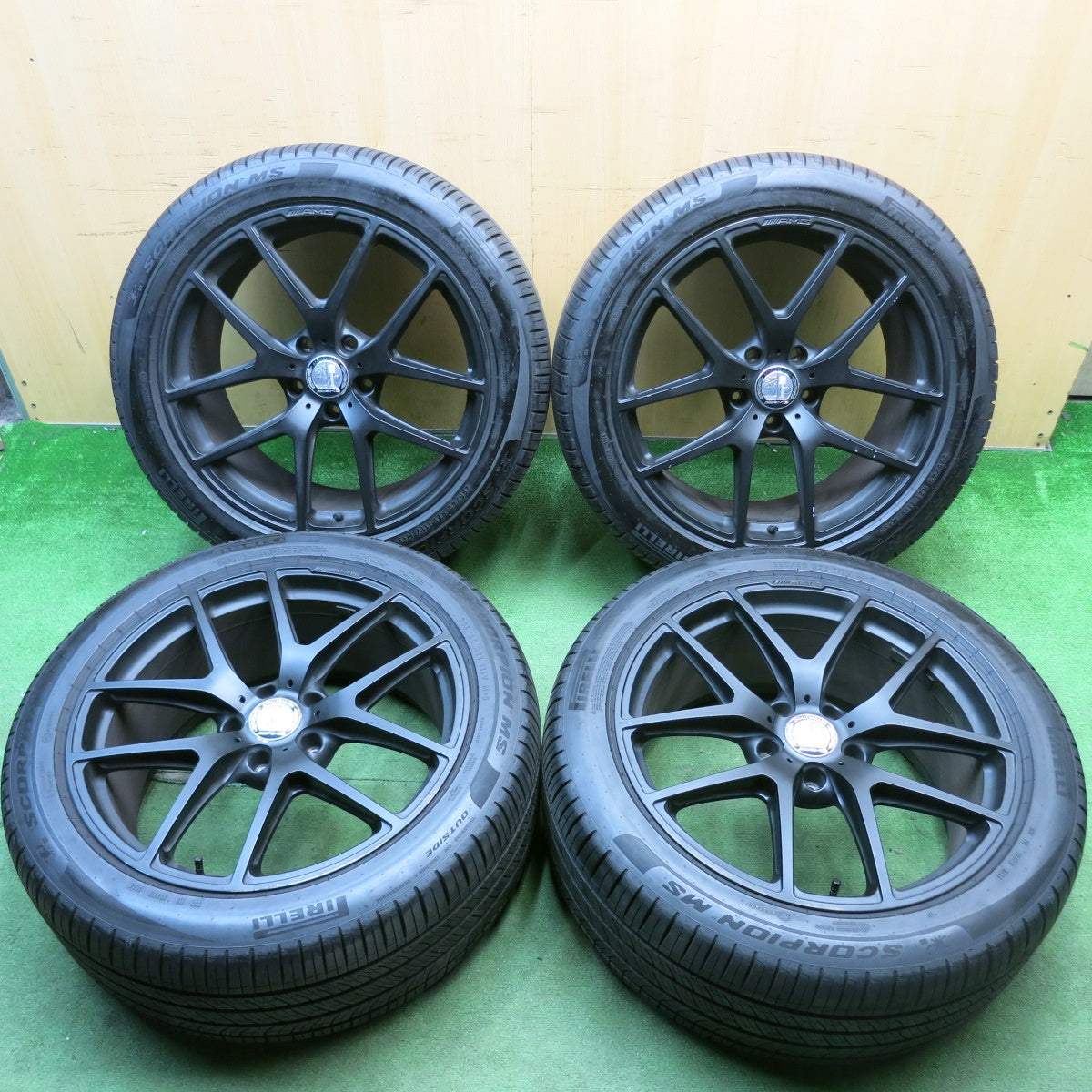 バリ溝！24年！9.5分★ベンツ Gクラス W463 G63 エディション463 純正 AMG 295/40R21 ピレリ スコーピオン MS 21インチ PCD130/5H★6050207HAノ