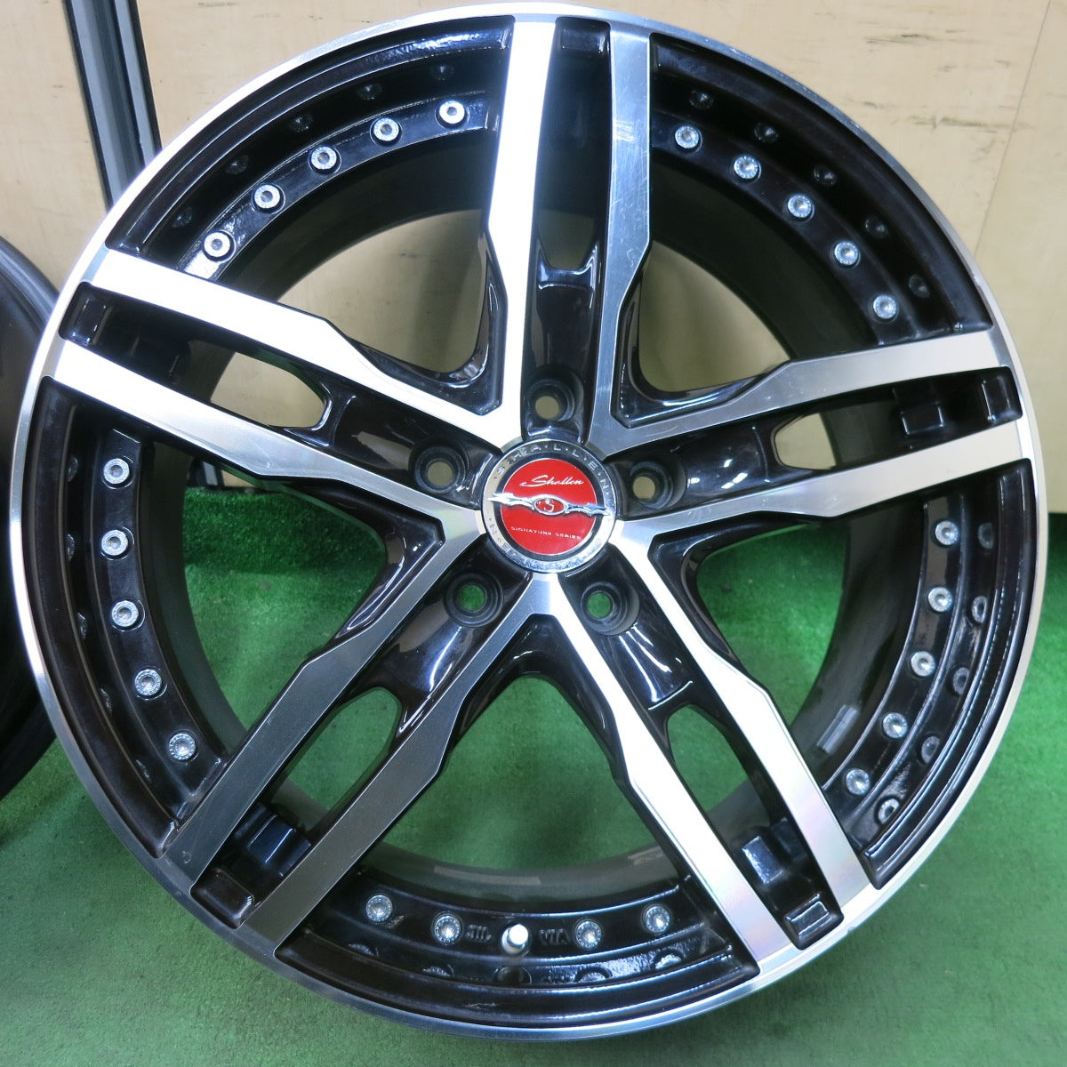 [送料無料] 4本価格★Shallen XF-55 KYOHO シャレン 共豊 18インチ ホイール 18×7.5J PCD114.3/5H★5030711SYホ