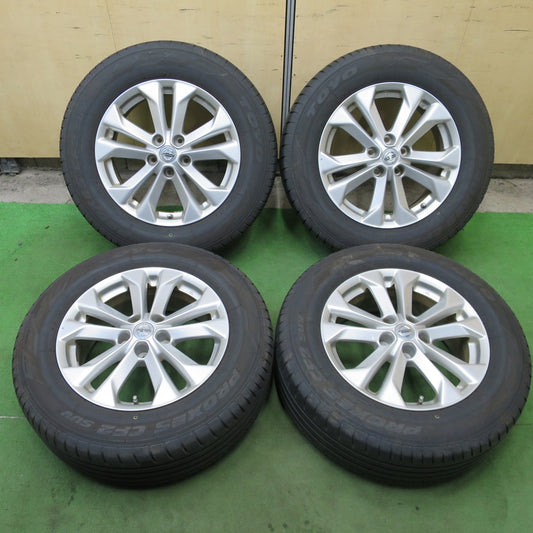 バリ溝！9.5分★日産 T32 エクストレイル 純正 225/65R17 トーヨー プロクセス CF2 SUV 17インチ PCD114.3/5H★6021104ナノ