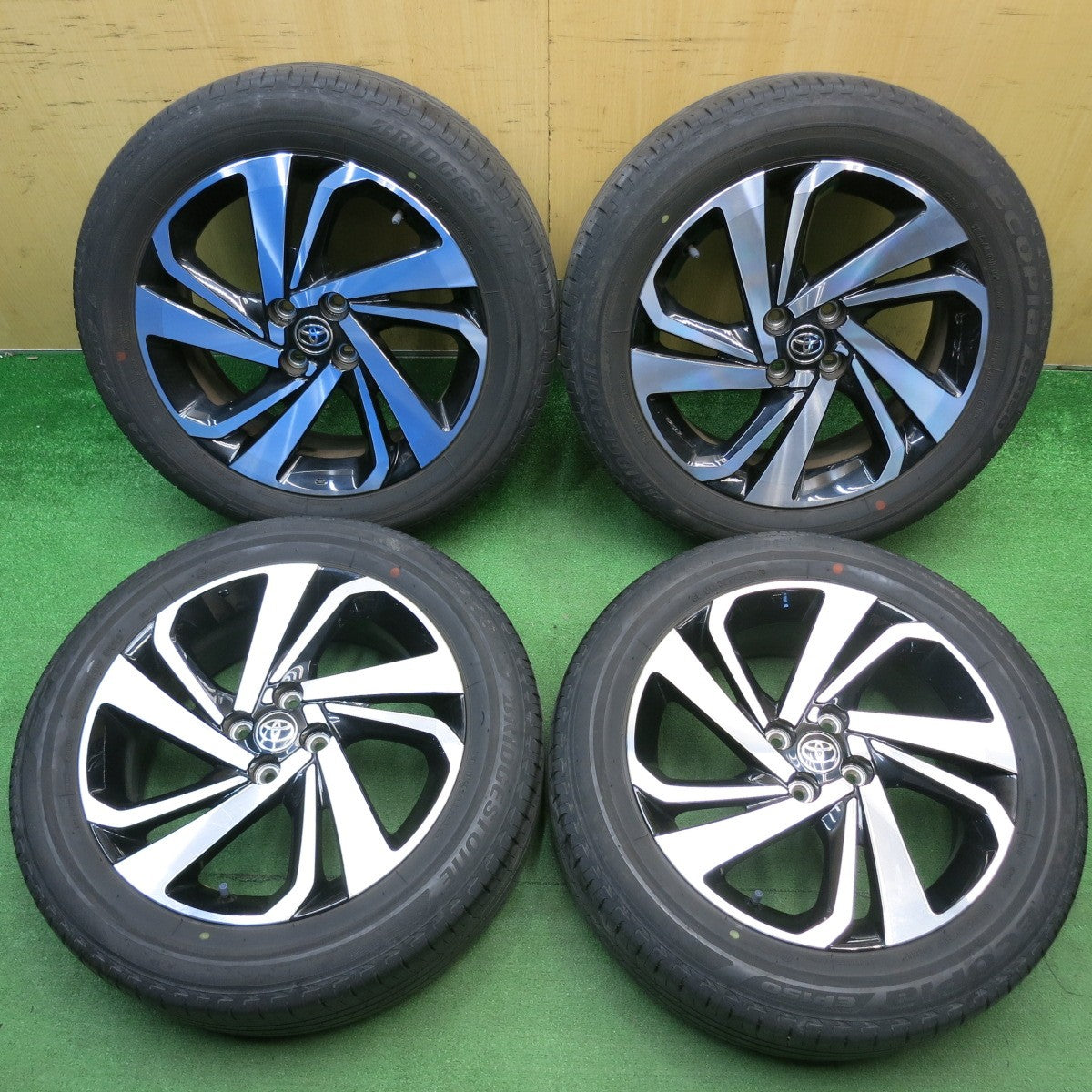4本価格★トヨタ ライズ ダイハツ ロッキー 純正 195/60R17 ブリヂストン エコピア EP150 17インチ PCD100/4H★6040518HAノ
