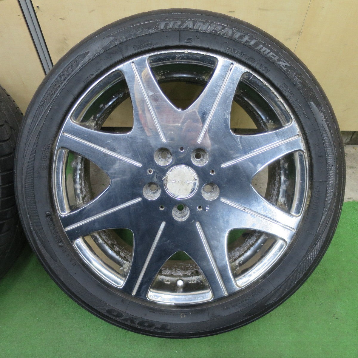 4本価格★Stich LEGZAS D800 215/50R17 トーヨー トランパス MPZ シュティッヒ レグザス 17インチ PCD114.3/5H★6021906TTノ