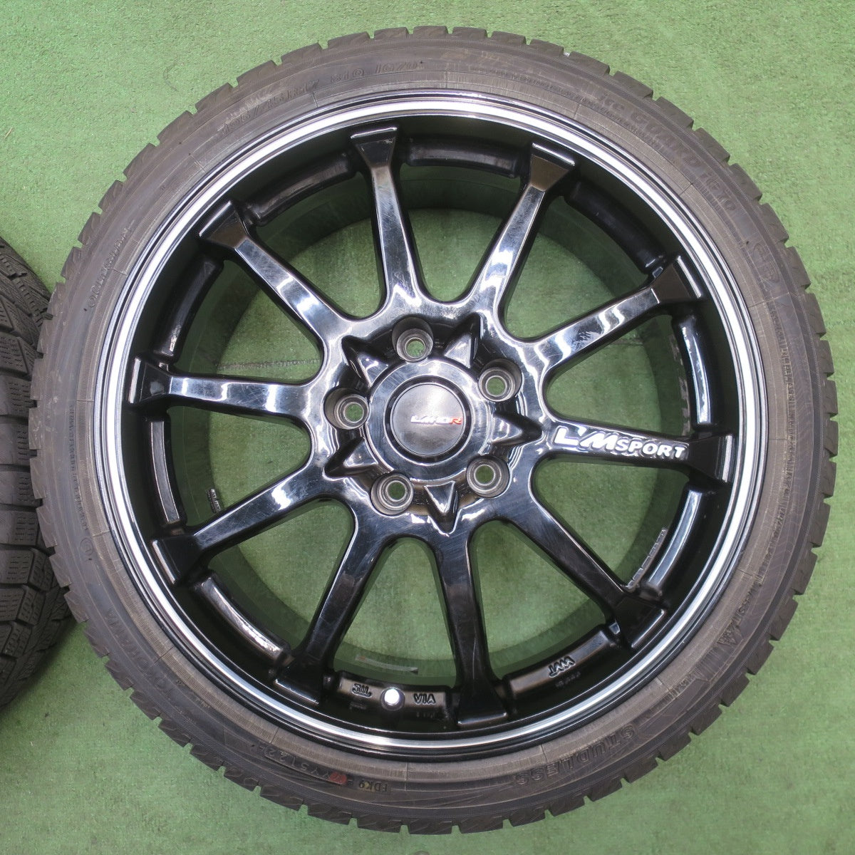 バリ溝！22年！9.5分★スタッドレス 195/45R17 ヨコハマ アイスガード iG70 LM SPORT LM-10R LMスポーツ 17インチ PCD114.3/5H★6051907NJス