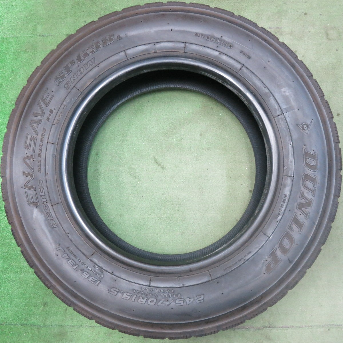 バリ溝！25年！9.5分以上★トラック タイヤ 245/70R19.5 136/134J ダンロップ エナセーブ SP638L オールシーズン 19.5インチ★5112501SKスタ