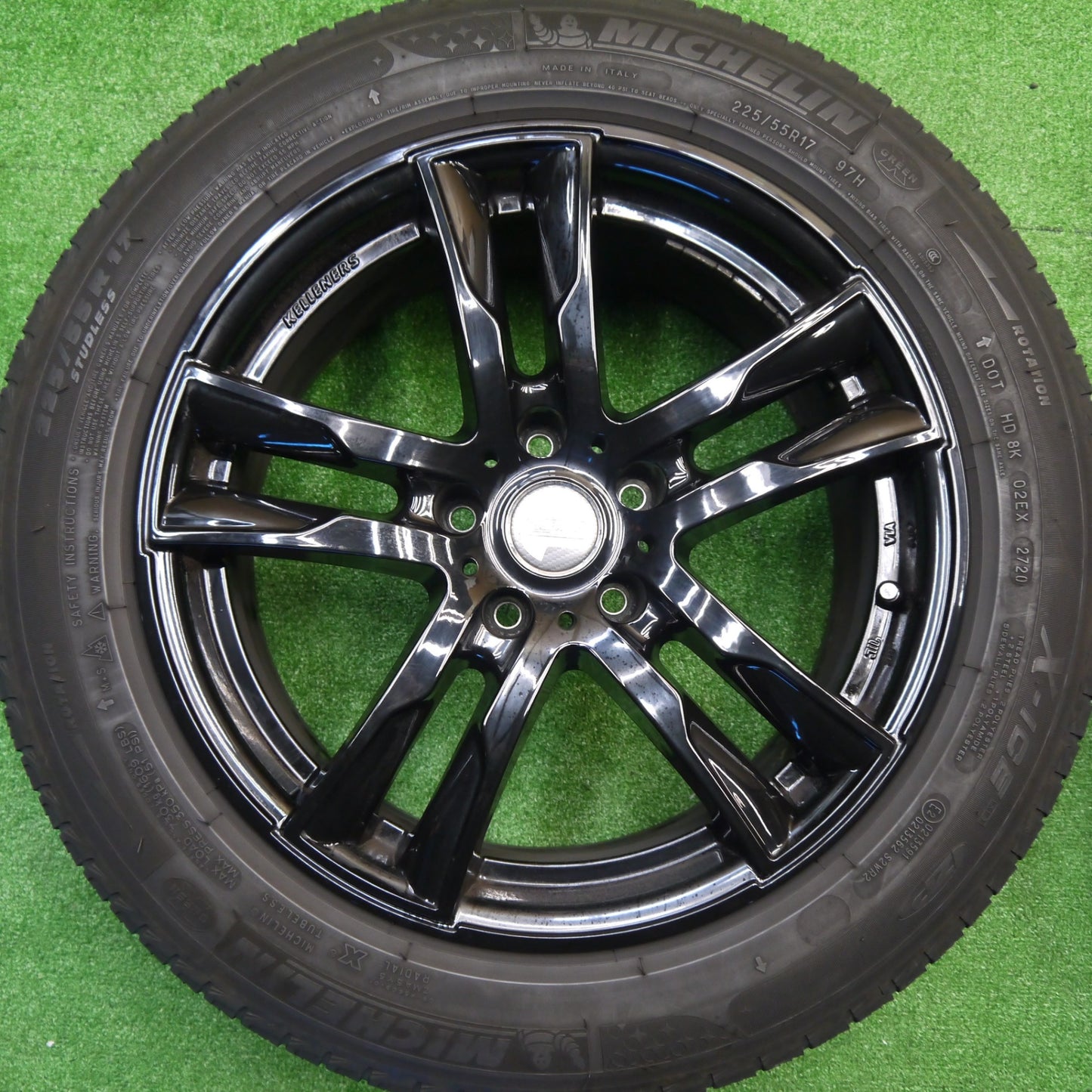 4本価格★BMW 等 KELLENERS Sport 225/55R17 スタッドレス ミシュラン X-ICE XI3 ZP ケレナーズ スポーツ 17インチ PCD112/5H★5102004Hス