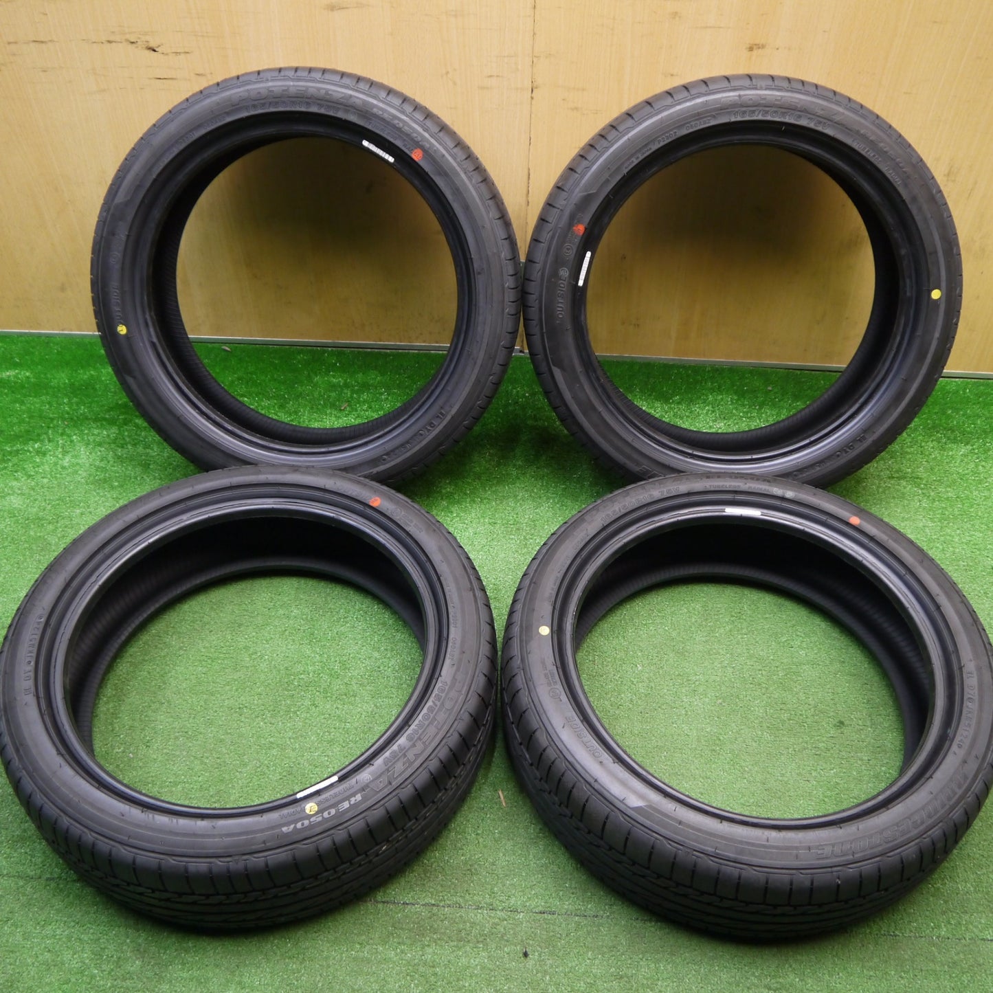 新車外し！24年★165/50R16 ブリヂストン ポテンザ RE050A タイヤ 16インチ N-BOX コペン ワゴンR ムーヴ キャスト 等★5112501Hノタ