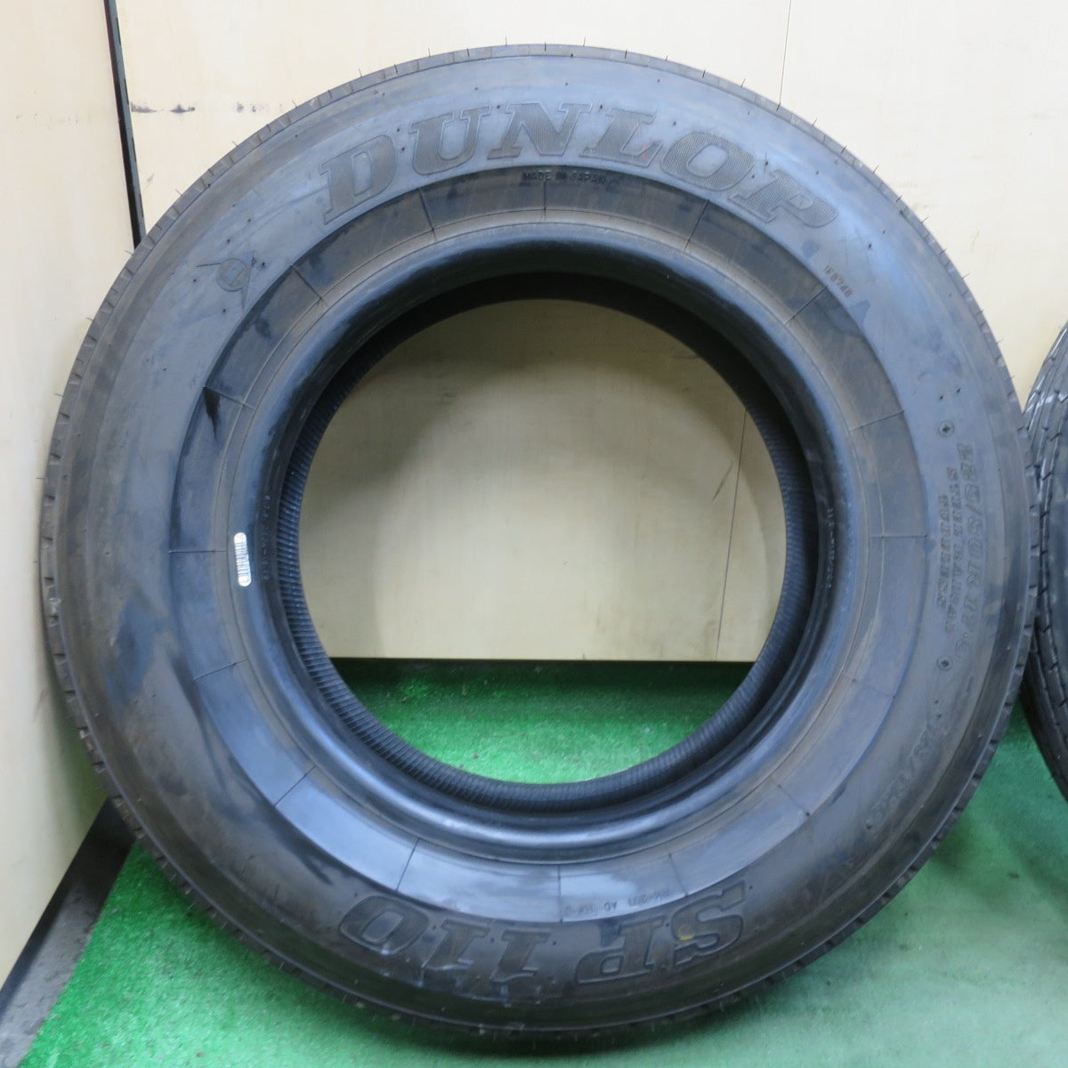 新車外し！25年！ほぼ未使用！6本★トラック タイヤ 225/80R17.5 123/122L ダンロップ SP110 17.5インチ★5122014イノタ