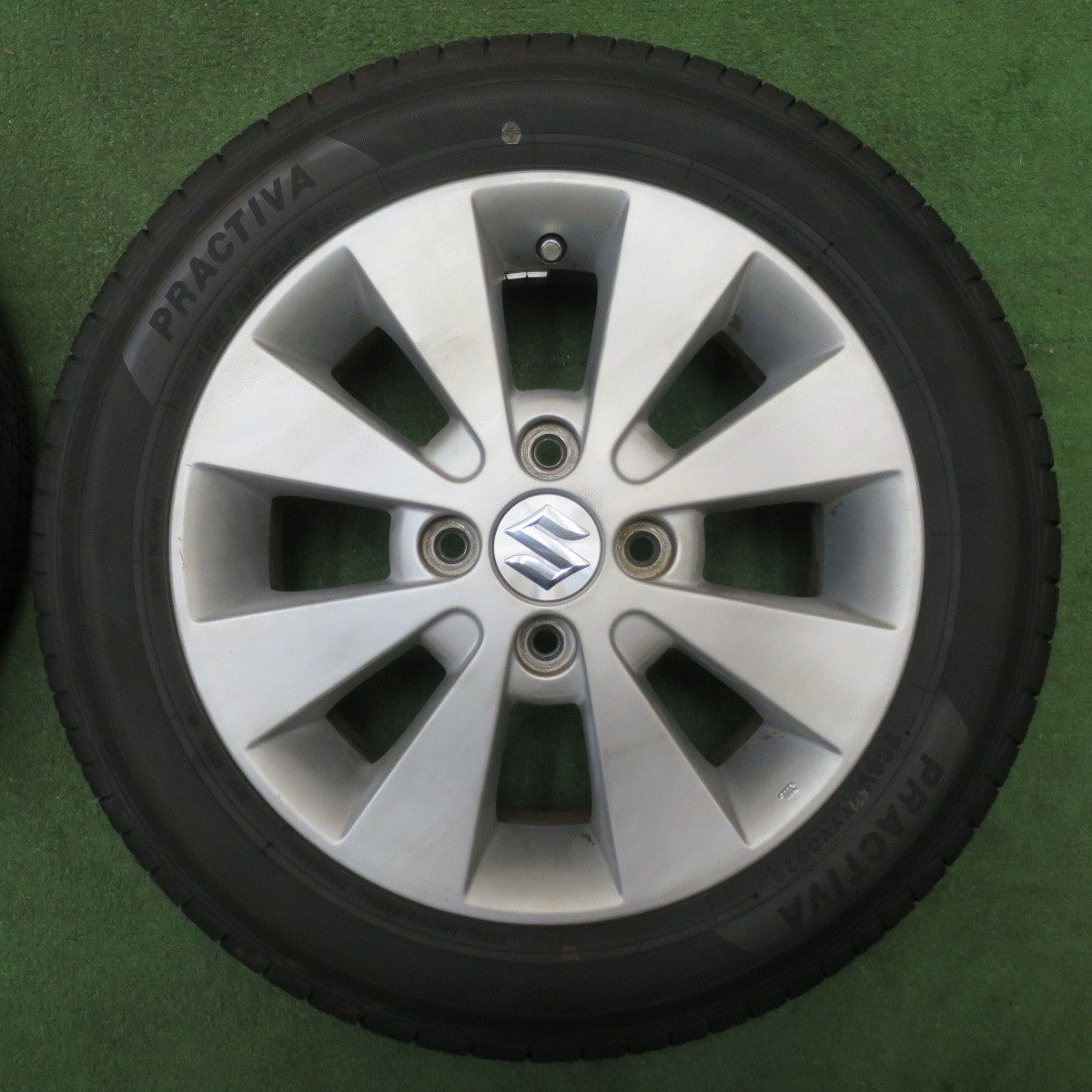 バリ溝！25年！9分★スズキ ワゴンR 純正 155/65R14 プラクティバ ヨコハマ製 14インチ PCD100/4H★6032411NJノ