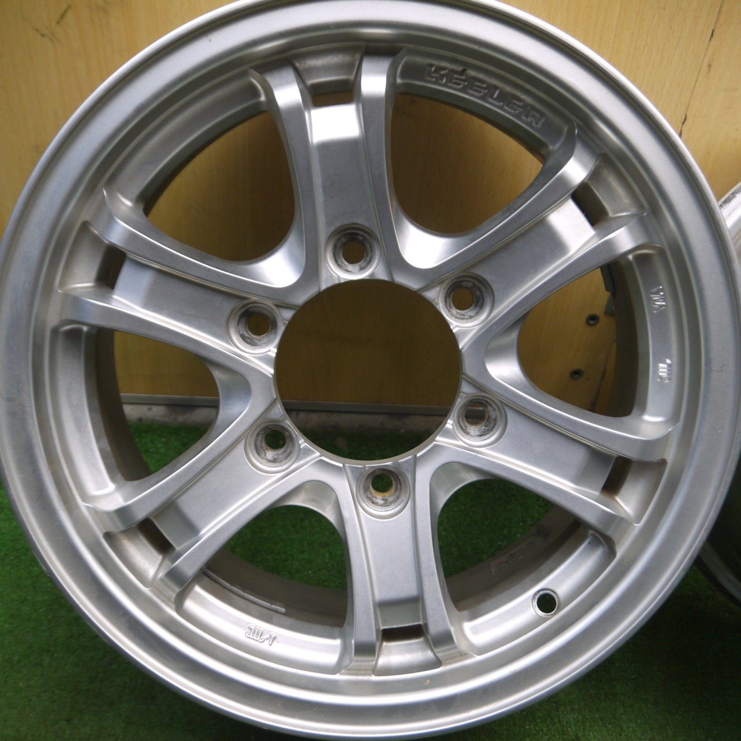 *送料無料* 4本価格★ハイエース 等 KEELER weds 15インチ ホイール キーラー ウェッズ 15×6J PCD139.7/6H★4041210Hホ