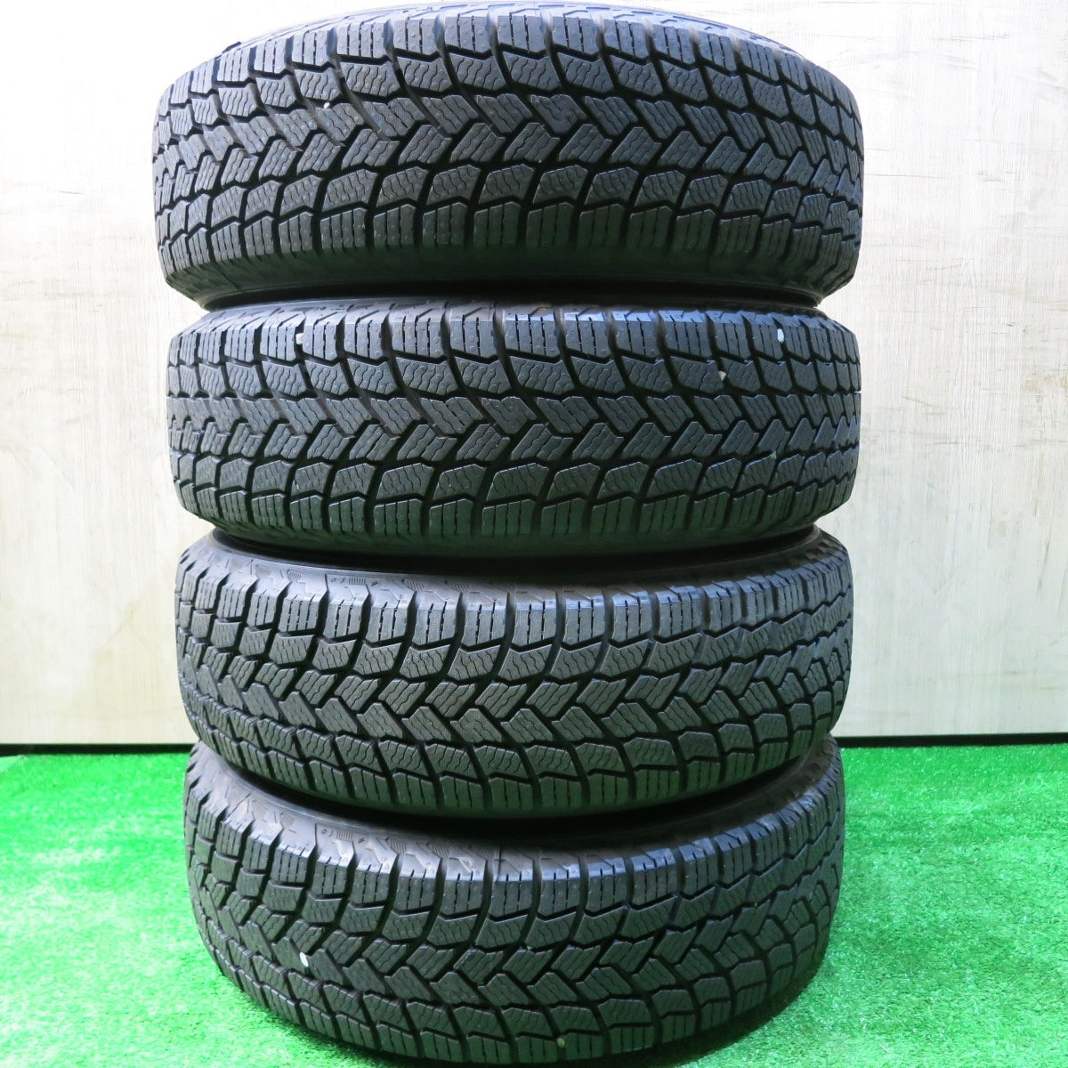 ほぼ未使用！24年 23年★日産 マーチ 等 165/70R14 スタッドレス ミシュラン X-ICE SNOW 社外 アルミ 14インチ PCD100/4H★5113020HAス