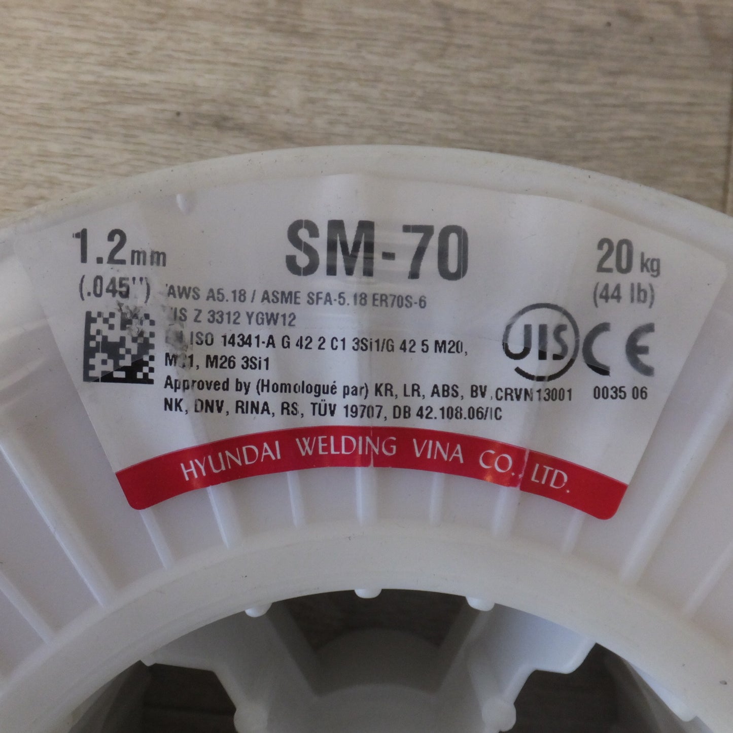 ●複数在庫有●[送料無料] 未使用★ヒュンダイ HYUNDAI 溶接ソリッドワイヤ SM-70 1.2mm .045" 20kg 44lb★