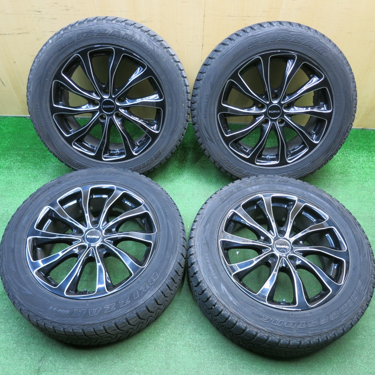 4本価格★スタッドレス 215/60R17 ブリヂストン ブリザック DM-V1 BALMINUM K10 バルミナ 17インチ PCD114.3/5H★5121307HAス