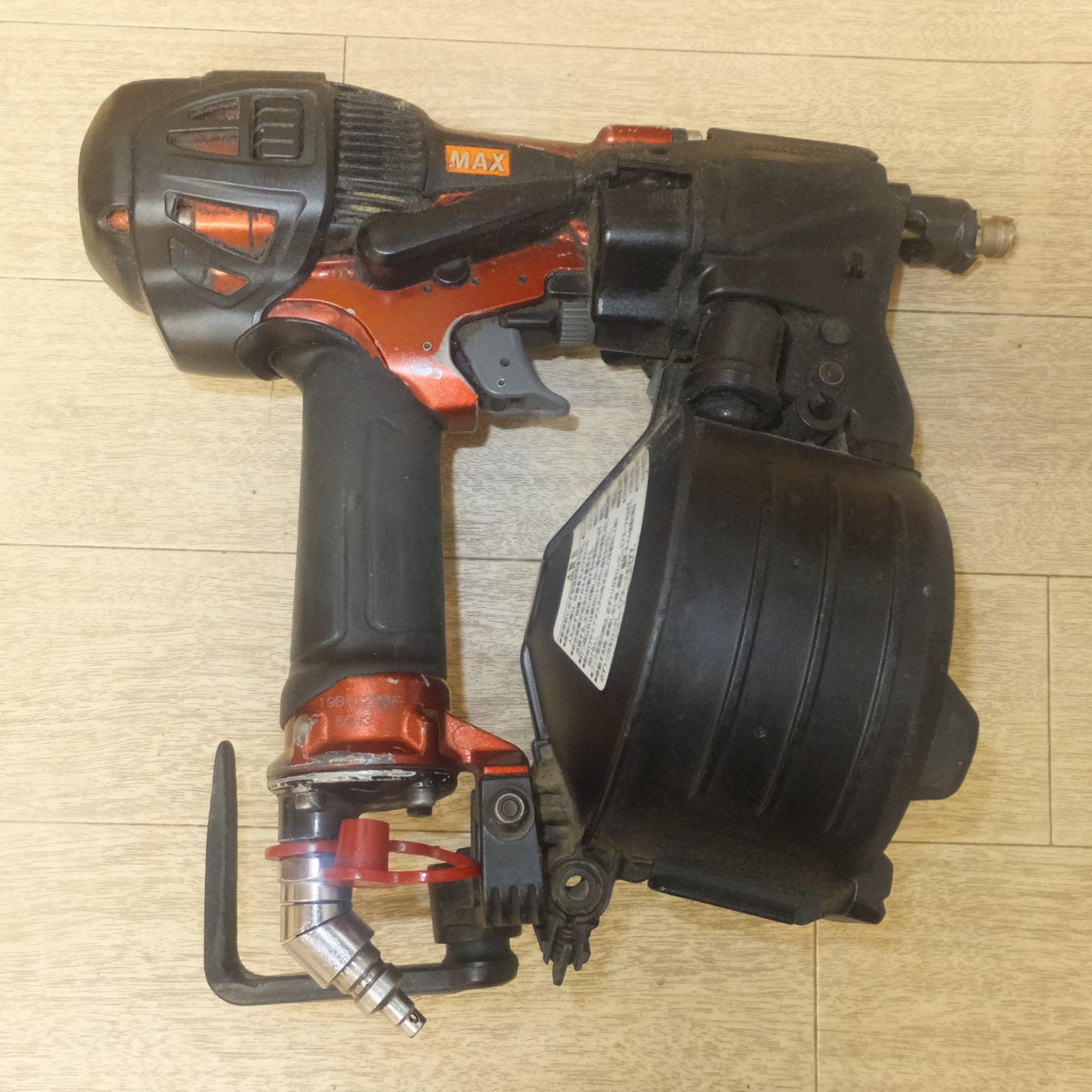 [送料無料] ジャンク★マックス MAX 釘打機 スーパーネイラ HN-50N3(D)-R コイルネイラ　高圧 エア釘打機★