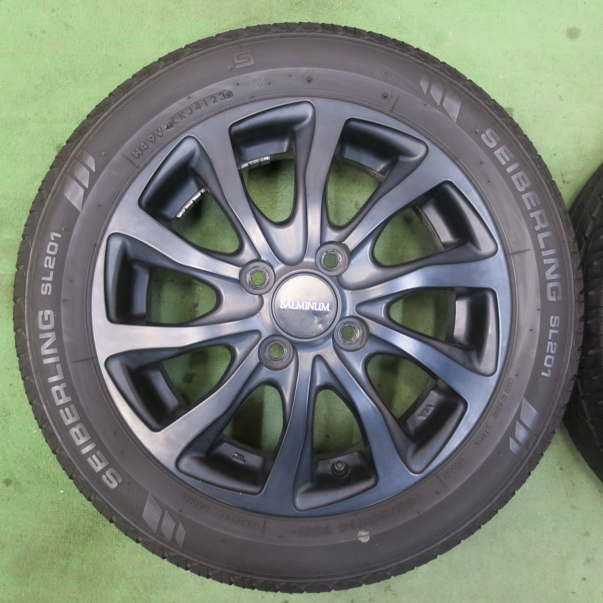 4本価格！23年★165/60R14 セイバーリング SL201 BALMINUM TR10 バルミナ 14インチ PCD100/4H★6011602イノ