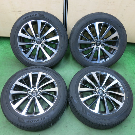 [送料無料] バリ溝！24年！9.5分★トヨタ 220系 クラウン ハイブリッド G 純正 215/55R17 ダンロップ ルマン5+ 17インチ PCD114.3/5H★5022610SYノ