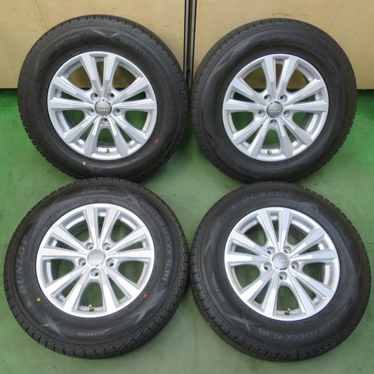 バリ溝！22年！キレイ！9.5分★アウディ 等 AGA Dorf 215/70R16 スタッドレス ダンロップ ウインターマックス SJ8 SJ8+ ドルフ 16インチ PCD112/5H★6050517イス