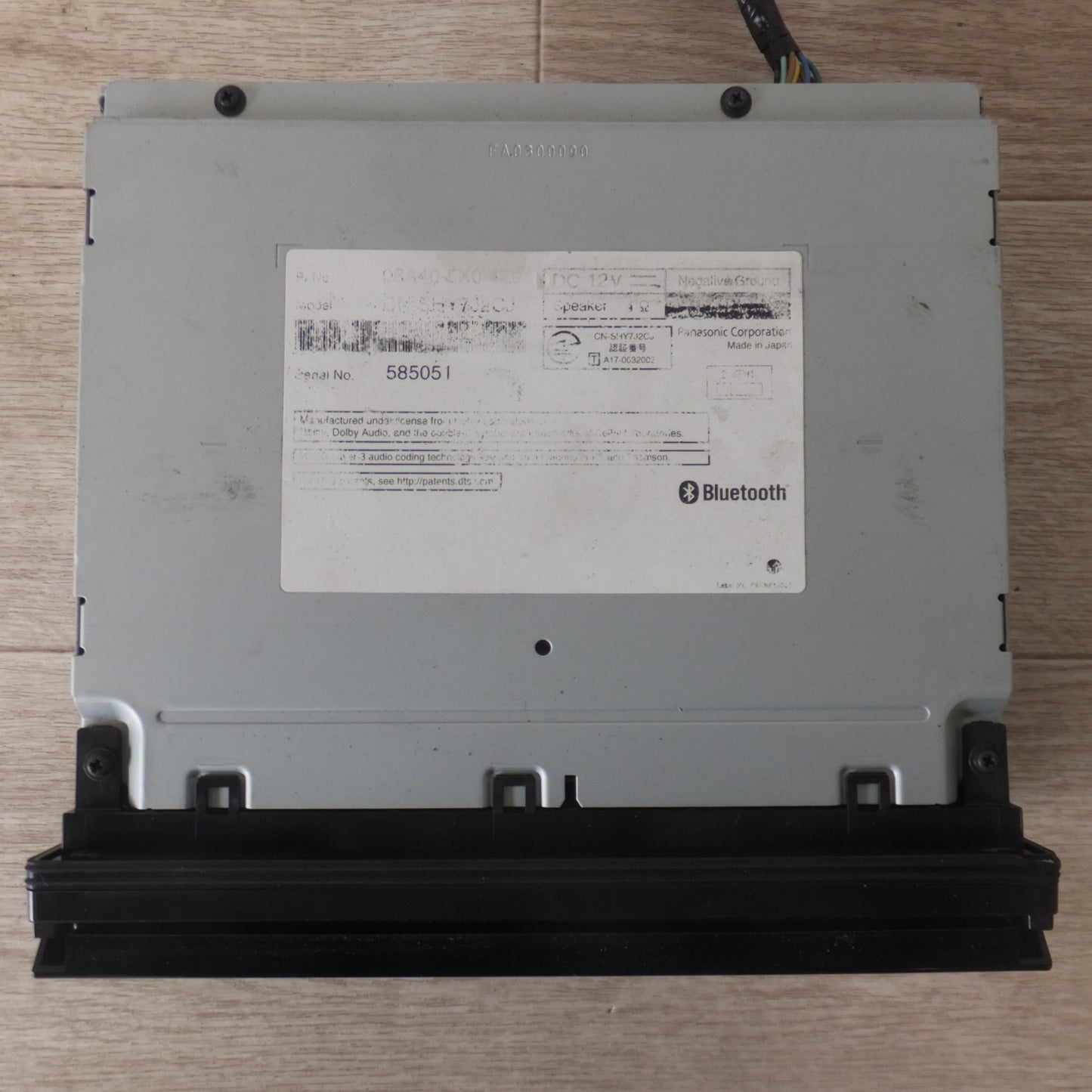 [送料無料] 現状品★パナソニック製 ホンダ 純正 スタンダードインターナビ Gathers VXM-185VFi 08A40-5X0-420　セキュリティロック品(19)★