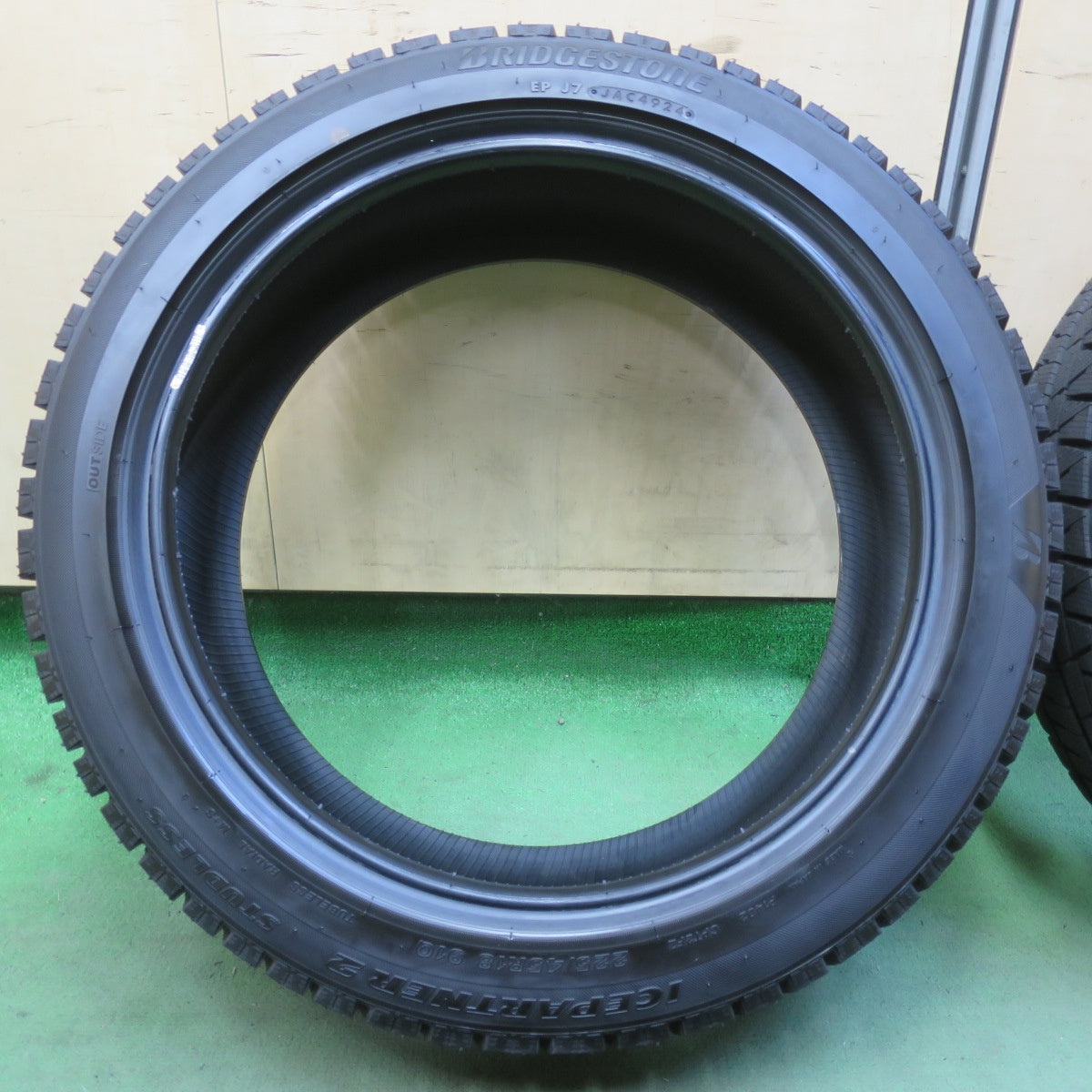 ほぼ未使用！24年★スタッドレス 225/45R18 ブリヂストン アイスパートナー2 タイヤ 18インチ クラウン マークX レヴォーグ 等★6051603イスタ