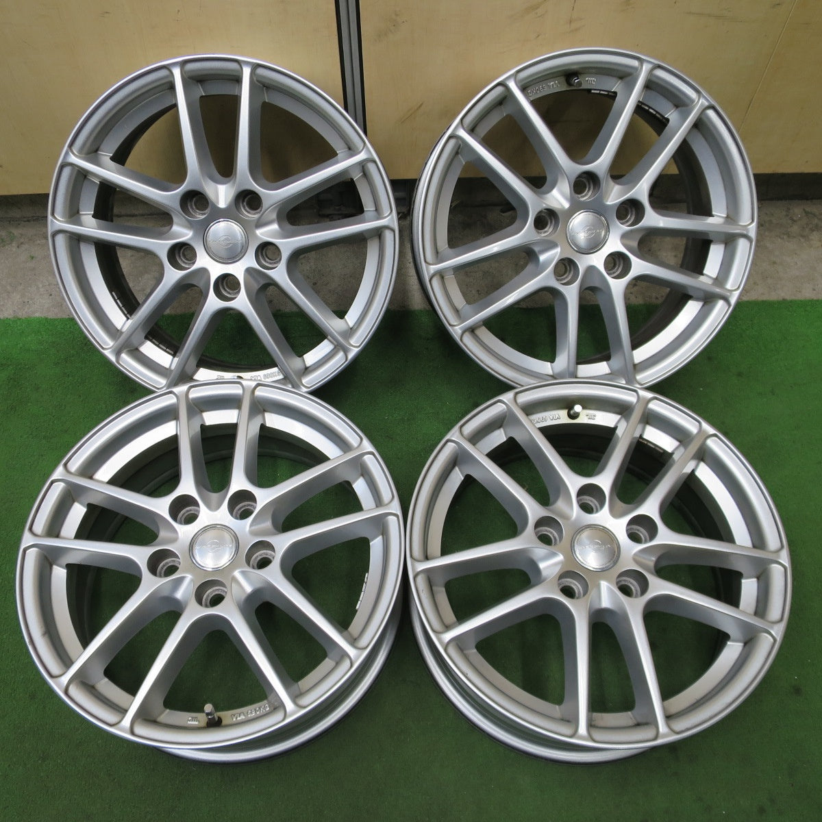 4本価格★ENERGY LINE エナジーライン 16インチ ホイール 16×6.5J PCD114.3/5H★6040102NGホ