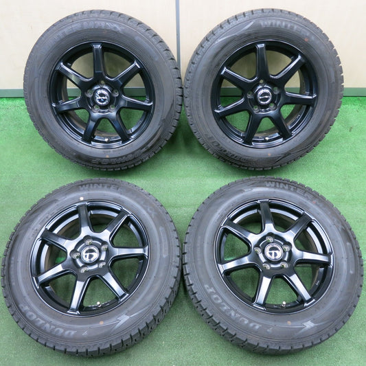 *送料無料* バリ溝！21年！キレイ！9.5分★スタッドレス 205/65R16 ダンロップ ウインターマックス WM02 PRD 16インチ PCD114.3/5H★4040901TNス