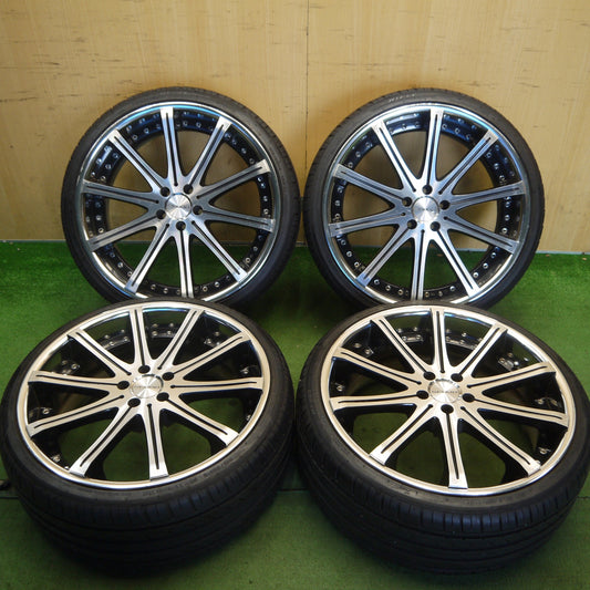4本価格◎プリウス 等 GIALLA SCUDO X-ARMS 215/35R19 ハイフライ HF805 ジアラ 19インチ PCD100/5H◎6062906Hノ