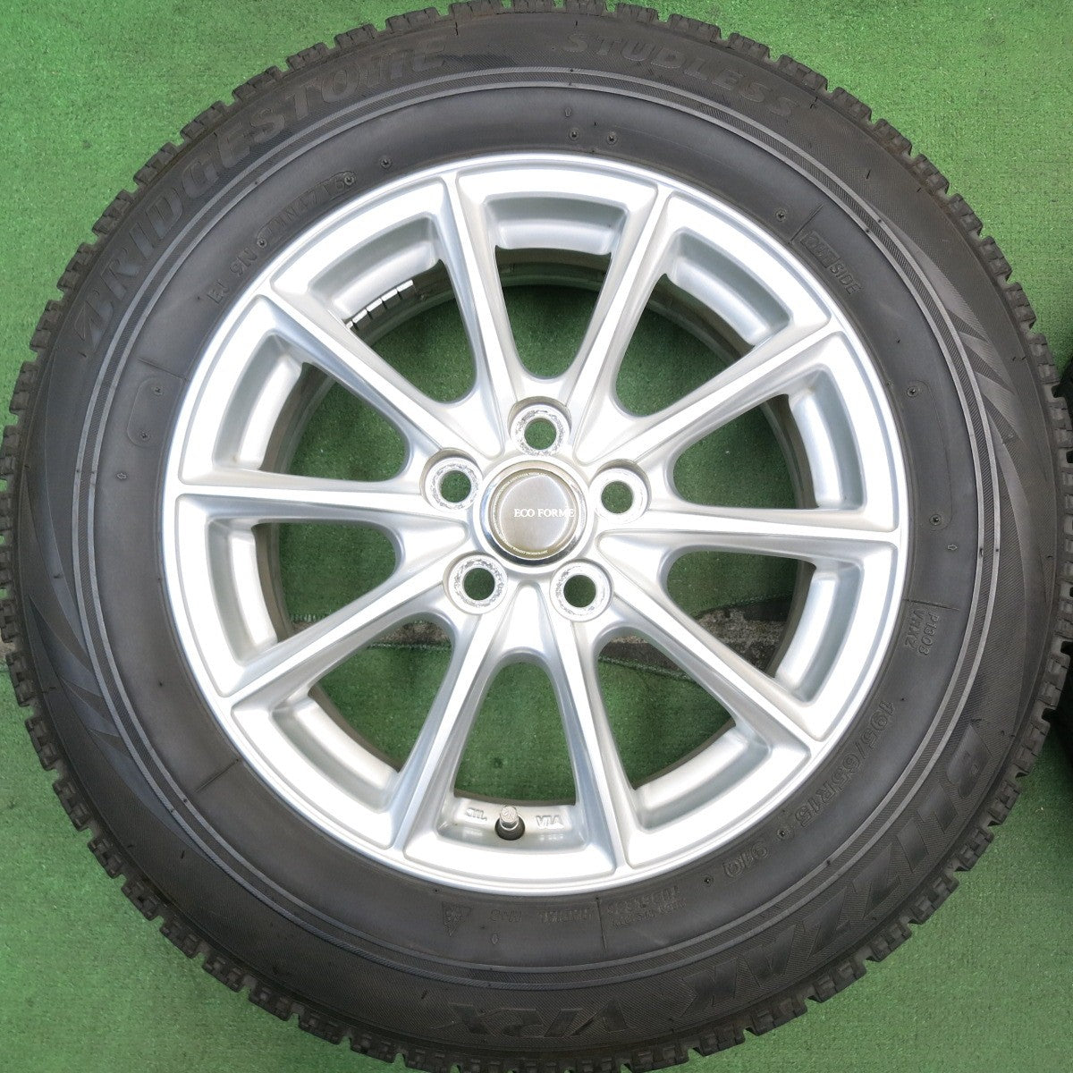キレイ★プリウス 等 195/65R15 スタッドレス ブリヂストン ブリザック VRX ECO FORME エコフォルム 15インチ PCD100/5H★5062812HAス