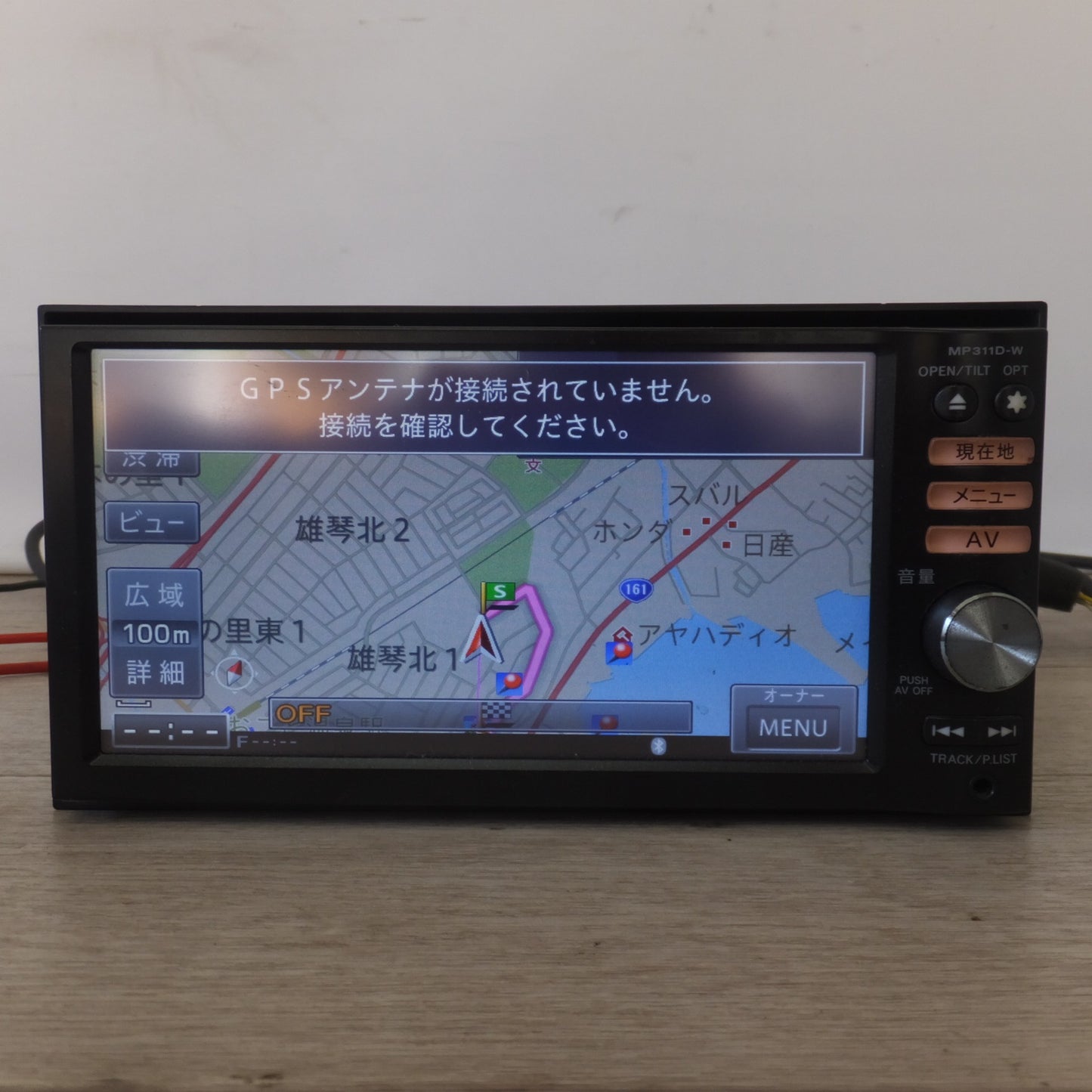 [送料無料] ★パイオニア製 日産 純正 オリジナルナビゲーションMP311D-W B8260-7990G[5]★