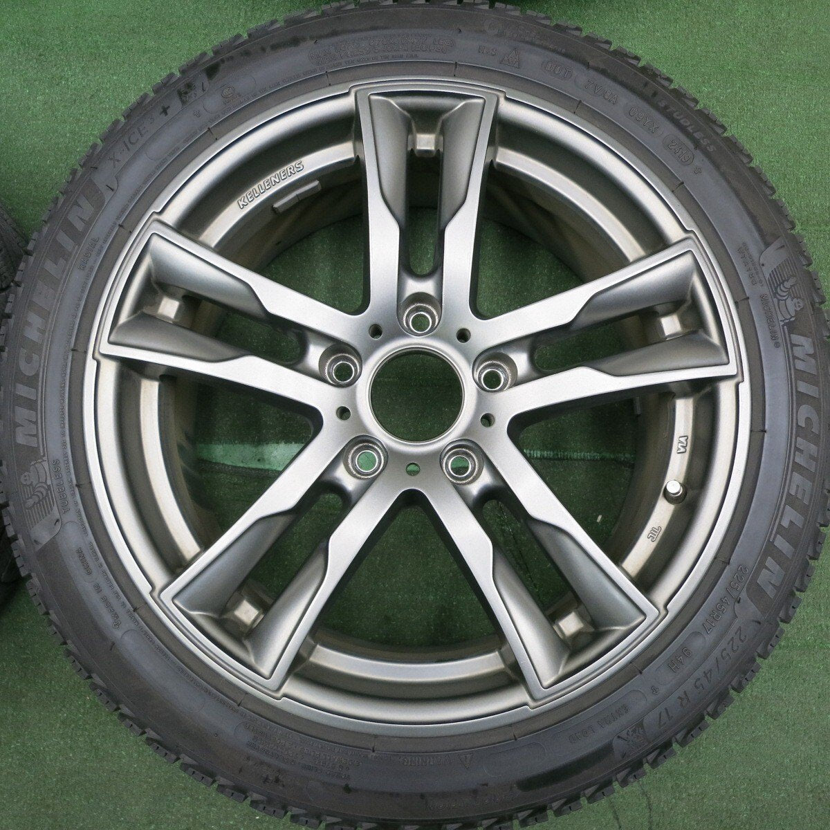 キレイ★BMW 等 KELLENERS 225/45R17 スタッドレス ミシュラン X-ICE3+ ケレナーズ 17インチ PCD120/5H★4051903HAス
