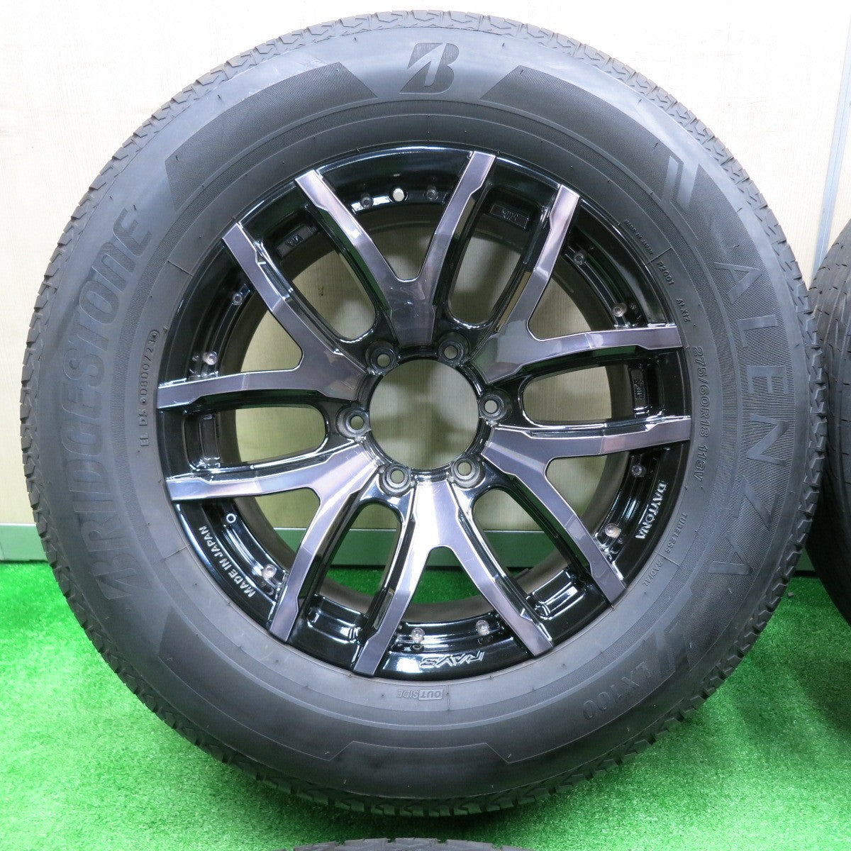 [送料無料] バリ溝！23年！キレイ！9.5分★RAYS DAYTONA FDX-F6 275/60R18 ブリヂストン アレンザ LX100 レイズ デイトナ PCD139.7/6H★4092402NJノ