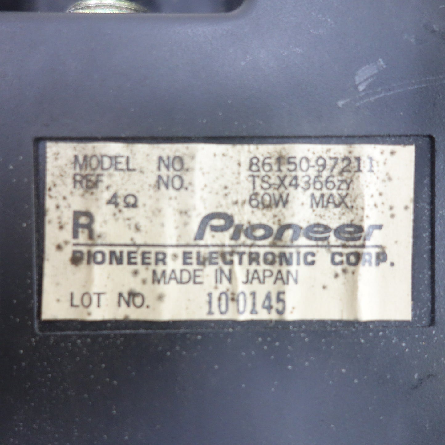 [送料無料] 左右セット◆ダイハツ ムーブ カスタム 純正 Pioneer carrozzeria スピーカー NO.86150-97211 TS-X4366ZY NO.86160-97202 TS-X4367ZY パイオニア カロッツェリア◆