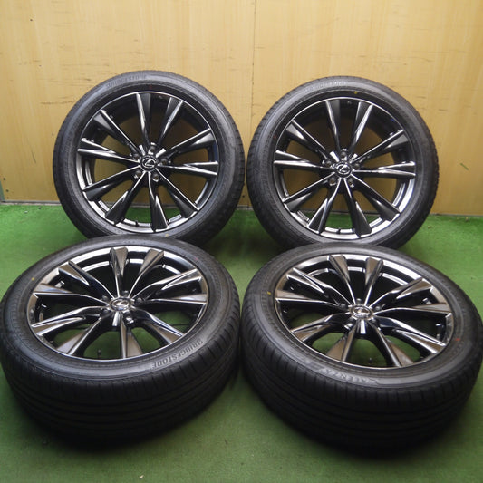 *送料無料* 新車外し！24年★レクサス NX Fスポーツ 純正 235/50R20 ブリヂストン アレンザ 001 RFT 20インチ PCD114.3/5H★4061212Hノ