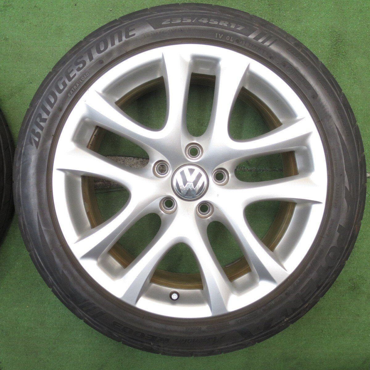 4本価格★ワーゲン シロッコ 純正 235/45R17 ブリヂストン ポテンザ RE003 17インチ PCD112/5H★5071103NJノ