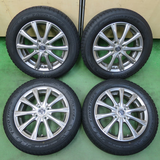 バリ溝！9分★スタッドレス 185/60R15 トーヨー オブザーブ GIZ2 BRANDLE-LINE ブランドルライン 15インチ PCD100/4H★5080401イス