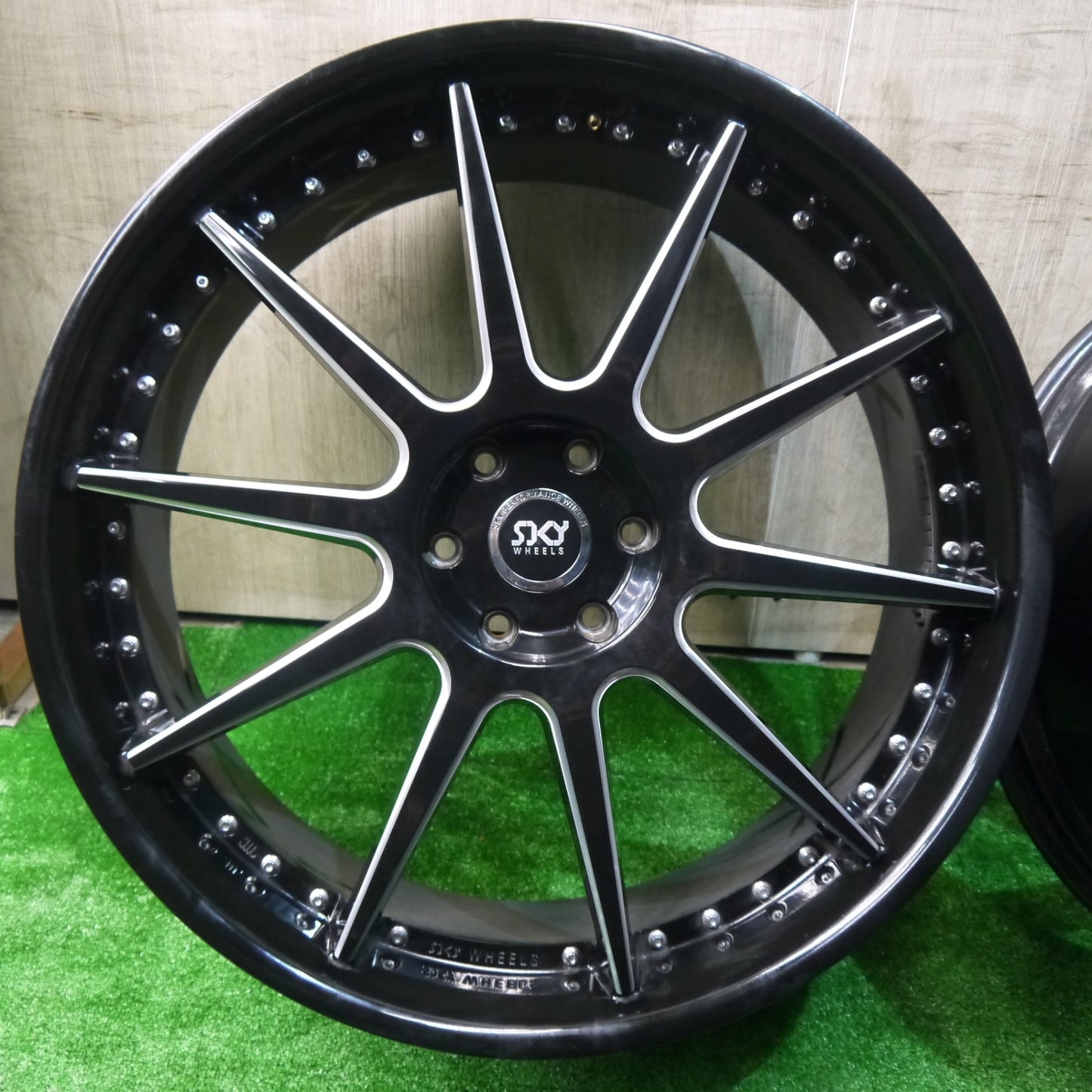4本価格★SKY FORGED S206 26インチ スカイ フォージド ホイール 26×10J ランクル エスカレード サバーバン 等 PCD139.7/6H★5111103KKホ