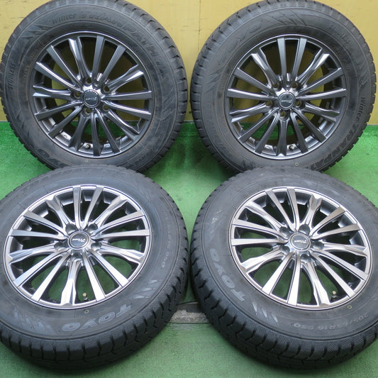 バリ溝！22年！キレイ！9.5分★スタッドレス 205/65R16 トーヨー ウインター トランパス TX SIBILLA NEXT W5 シビラ 16インチ PCD114.3/5H★5093001NJス