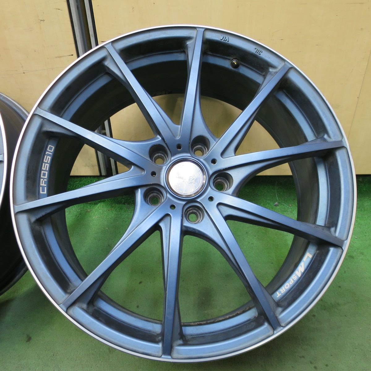 4本価格★LM SPORT cross10 19インチ ホイール LMスポーツ クロス10 19×7.5J PCD114.3/5H★6073102NGホ