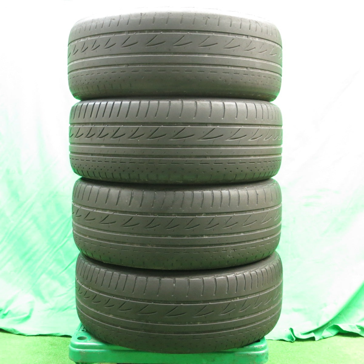 *送料無料* 4本価格★トヨタ 20系 アルファード 純正 235/50R18 ブリヂストン LUFT RV エコピア 18インチ PCD114.3/5H★4042601ナノ