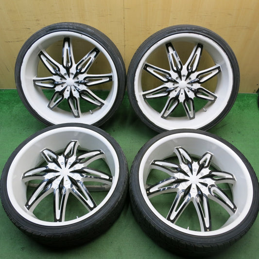バリ溝！9.5分★Hipnotic DIVA 255/30R24 ゼナ ARGUS-UHP ハイダ Racing HD921 ヒプノティック ディーバ 24インチ PCD114.3/5H★5091701AKノ