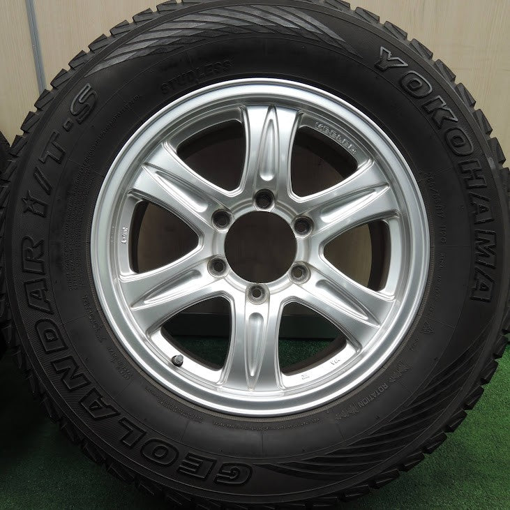 キレイ★スタッドレス KEELER キーラー 265/65R17 ヨコハマ ジオランダー i/T-S 17インチ PCD139.7/6H★3121302TNス