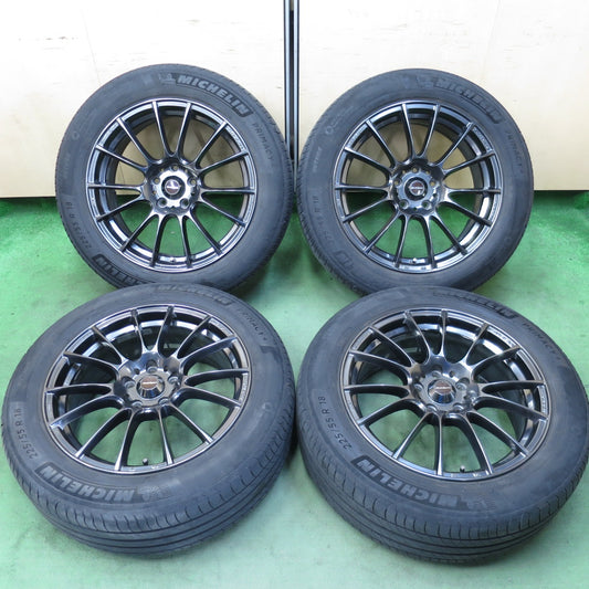 4本価格★wedsSport SA-72R AMF 225/55R18 ミシュラン プライマシー4 18インチ ウェッズスポーツ PCD114.3/5H★5042902AKノ