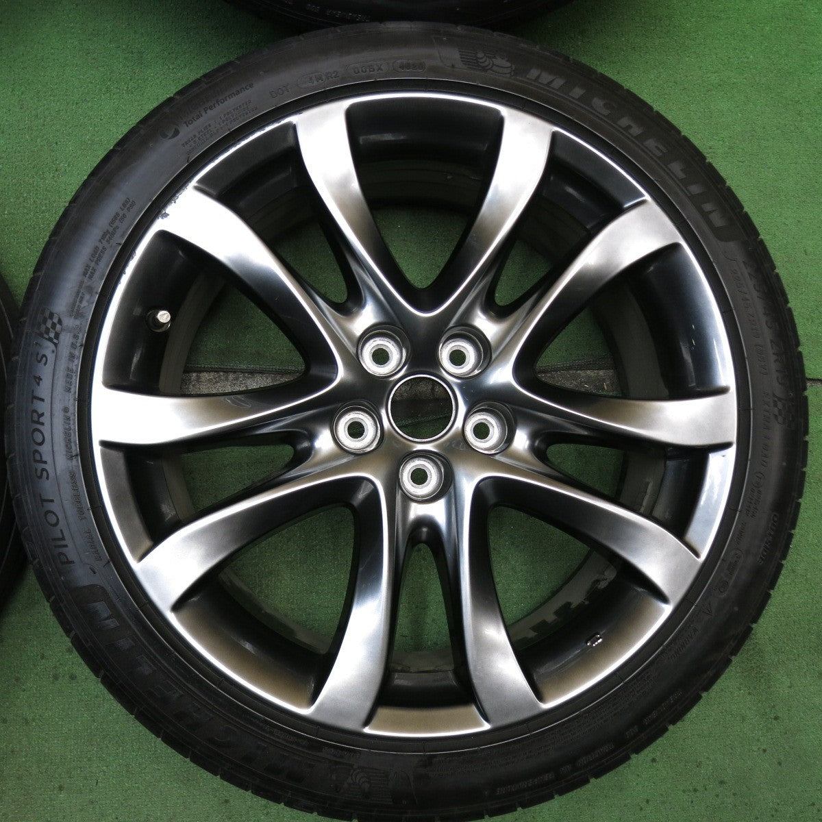 4本価格◎マツダ GJ系 アテンザ 純正 225/45R19 ミシュラン パイロットスポーツ4 S 19インチ PCD114.3/5H◎6083105KKノ