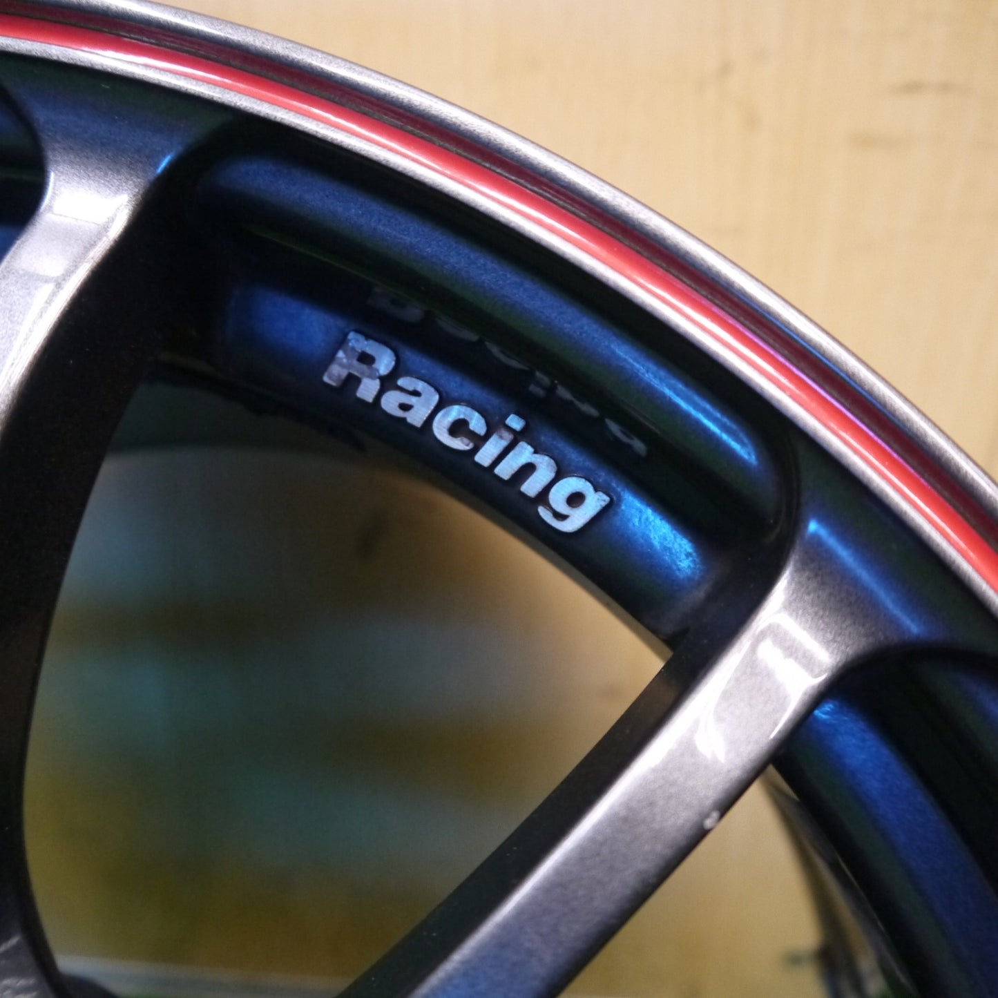 リムステッカー付き★ADVAN Racing RZ 17インチ ホイール 17×9J アドバン レーシング PCD114.3/5H★5102903Hホ