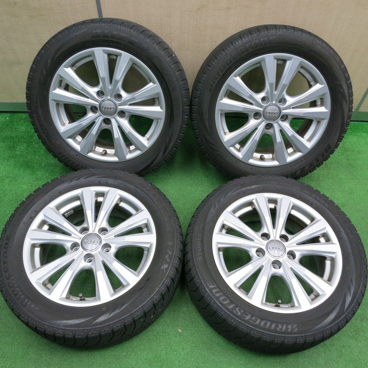 キレイ★アウディ 等 AGA Dorf 205/55R16 スタッドレス ブリヂストン ブリザック VRX 16インチ ドルフ PCD112/5H★4111202HAス