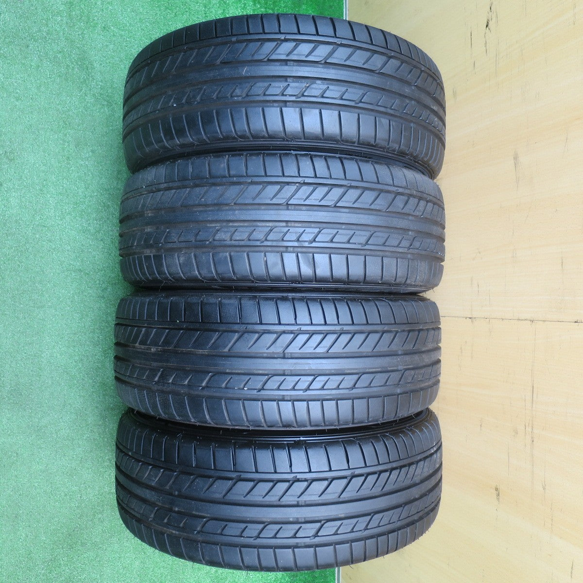 バリ溝！23年！9.5分★5ZIGEN DIV.3 N1R 195/50R15 グッドイヤー イーグル LS EXE 5次元 ゴジゲン 15インチ PCD100/4H★5111006NJノ