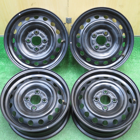 キレイ★日産 キューブ 純正 スチール 14インチ 14×5.5J PCD100/4H★5111503KKホ