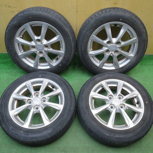 4本価格！23年★ダイハツ ミライース 純正 155/65R14 ダンロップ LE MANS V+ ルマン5+ 14インチ PCD100/4H★6032604NJノ