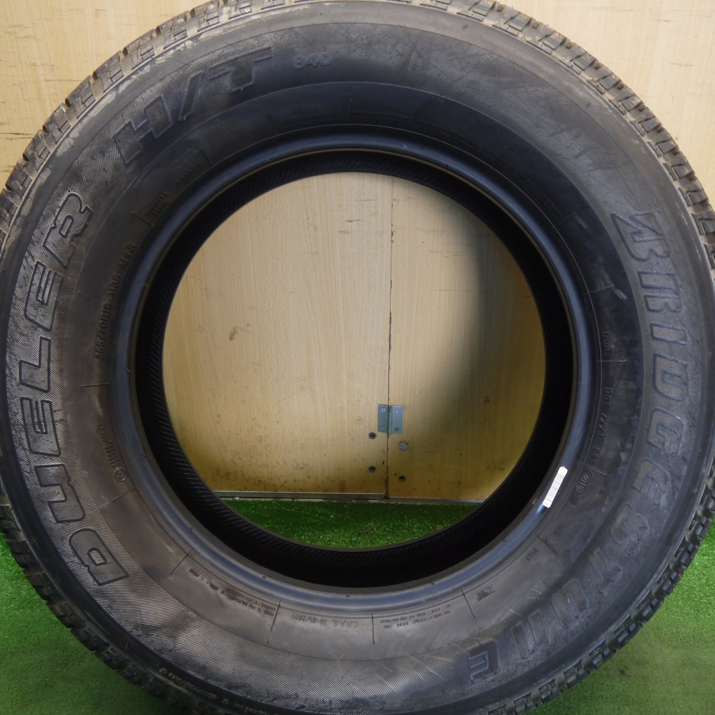 新車外し！1本★255/70R18 ブリヂストン デューラー H/T 840 DUELER タイヤ 18インチ ジープ ラングラー 等★6071303Hノタ