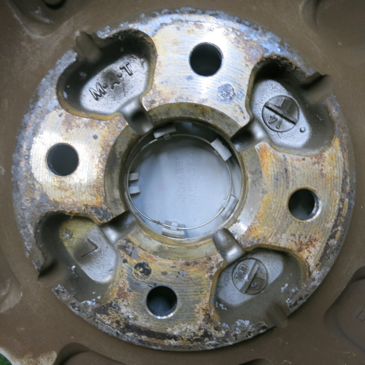 [送料無料] キレイ★スズキ ラパン ショコラ HE22S 純正 ENKEI ホイール 14インチ 14×4.5J エンケイ PCD100/4H★4101010SYホ